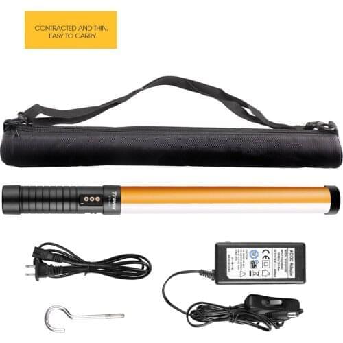 STL-900 Built-in battery Handheld 298 LED Video Light Kit 3200/5600K Wand Stick Tube DV Photography Ice Lighting Space