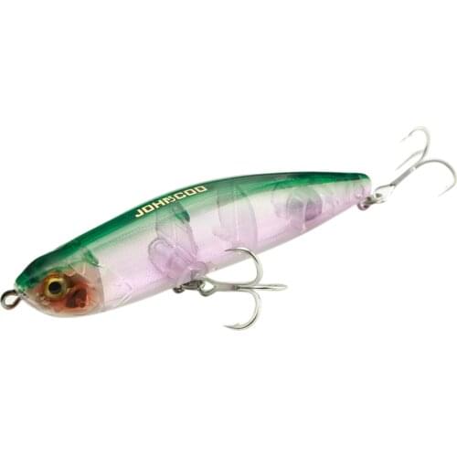 TEUKIM Topwater Pencil 100mm 18g Surface Fishing Lure Walk The Dog Artificial Saltwater Hard Bait Bass Plastic Walker