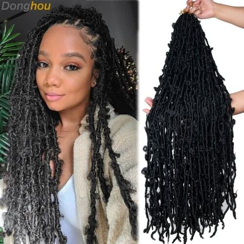Butterfly Locs Extension 18 24 36 Inch Long Butterfly Locs Crochet Hair Butterfly Locs Braid Crochet Soft Synthetic Dreadlocks
