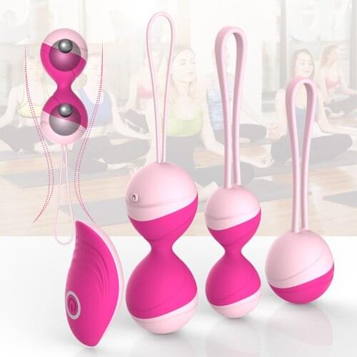 10 Speed Vibrator Kegel Balls Ben wa ball G Spot Vibrator Wireless Remote Control Vaginal tighten Exercise Sex Toys for Women