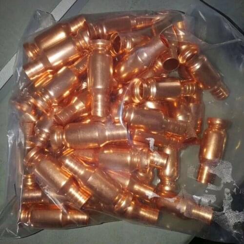 1pc Red Copper Siphon Filler Pipe Manual Pumping Oil Pipe Fittings Siphon Connector Gasoline Fuel Water Shaker Siphon