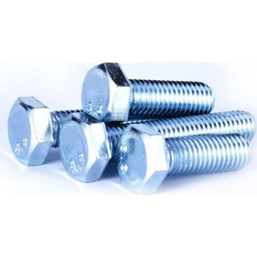 1PCS External Screw Hexagon Bolt Galvanized Grade 8.8 Full thread Screws M16