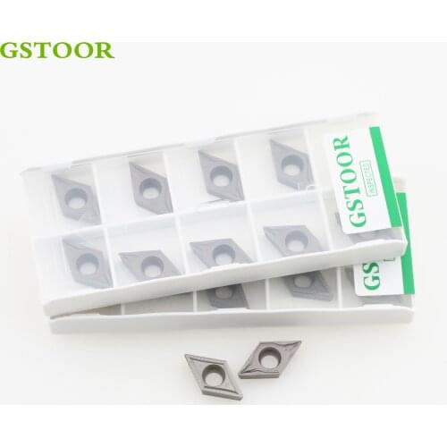 10PCS DCMT11T304-FG DCMT11T304-HQ DCMT11T304-MT DCMT11T304-PS GC3000 CNC Lathe Cutter Cutting Cermet Inserts Turning Tools