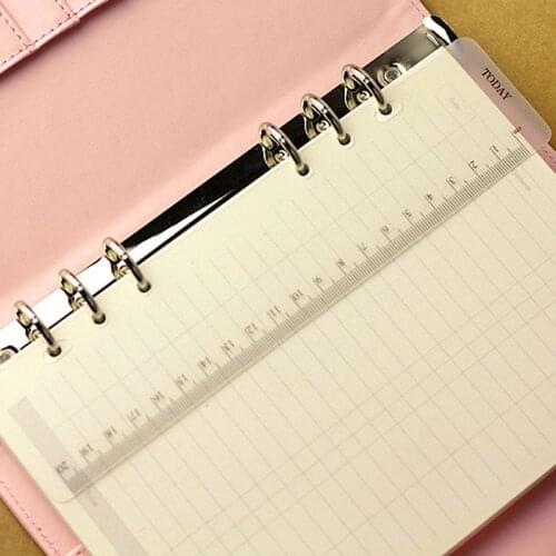 2pcs Rulers A4 A5 A6 B5 Planner For Spiral Notebook Tools School & Educational Supplies Suitable For Notebook Organizer
