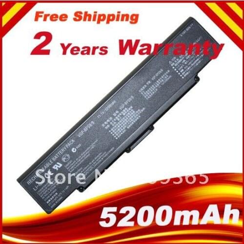 Laptop Battery for Sony Vaio PCG VGN-AR VGN-CR VGN-NR VGN-SZ Series, PN: VGP-BPS9 VGP-BPS9A/B VGP-BPL9 (Black)