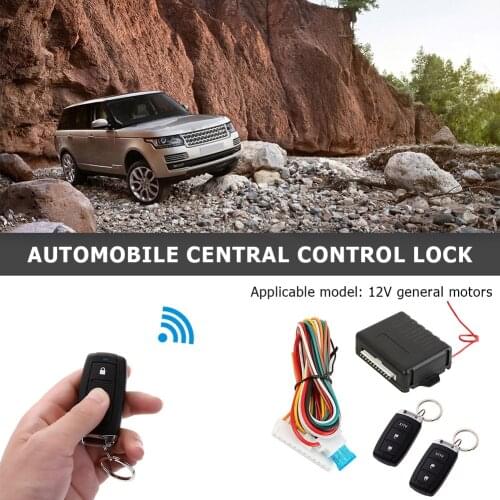 Car Remote Central Door Lock Entry Alarm System Locking Kit Keyless 410/T245 for Outdoor Personal Car Parts Decoration