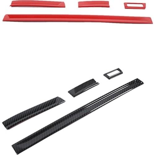 For Dodge Ram 1500 2018 2019 2020 2021 Interior Accessories Center Console Panel Cover Trim Decor Strip