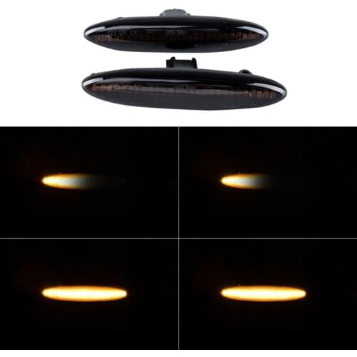 LED Side Marker Lights Flowing Water Turn Signal Indicator Lamps Blinker For Lexus IS250 IS350 SC430 For Highlander Soarer