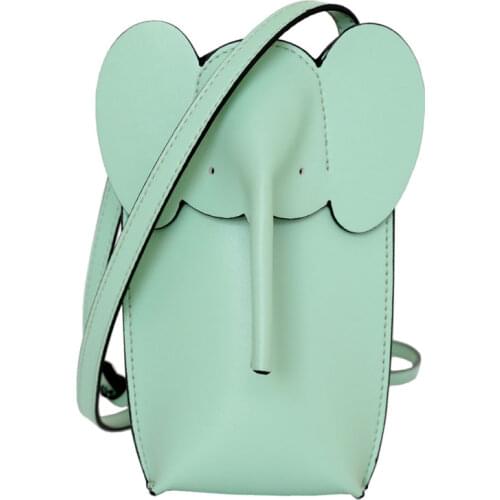 Genuine Leather Small Crossbody Bags for Women 2021 Fashion Ladies Elephant Cell Phone Bag Flap Purses and Handbags 7 Colors