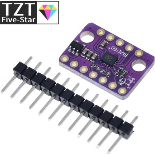 MH-ET LIVE BMI160 GY-BMI160 6DOF 6-axis Rate Gyro Gravity Accelerometer Sensor Module IIC I2C SPI Communication Protocol 3-5V