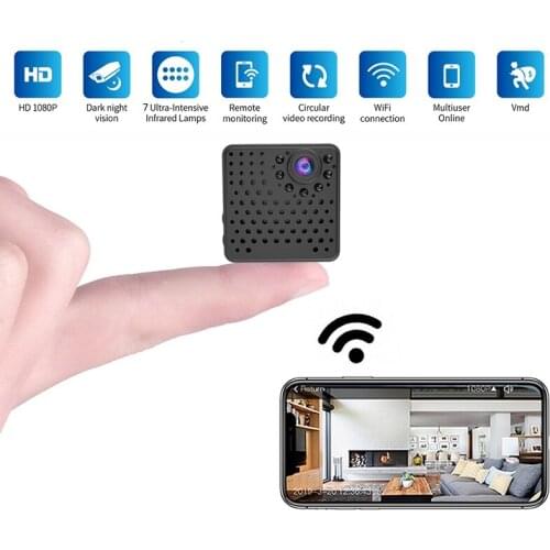 W18 1080P HD Mini WiFi Camera IR Night Vision Home Security IP Camera CCTV Motion Detection Baby Monitor Wireless DVR Camcorders