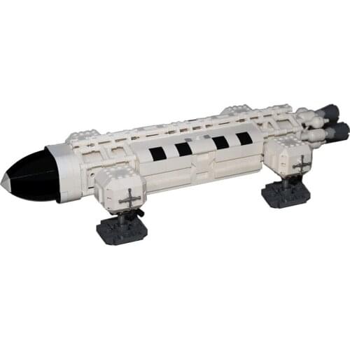 MOC-25026 Space 1999 Eagle Space Wars Spaceport Shuttle Launch Model Bricks Building Block Diy Assemble Toys For Children Gifts