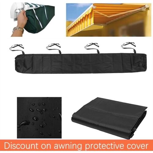 Outdoor patio awning waterproof cover tent lampshade garden canopy camping storage bag awning rainy weather protection cover