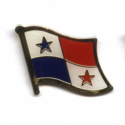 Panama single flag pin badge