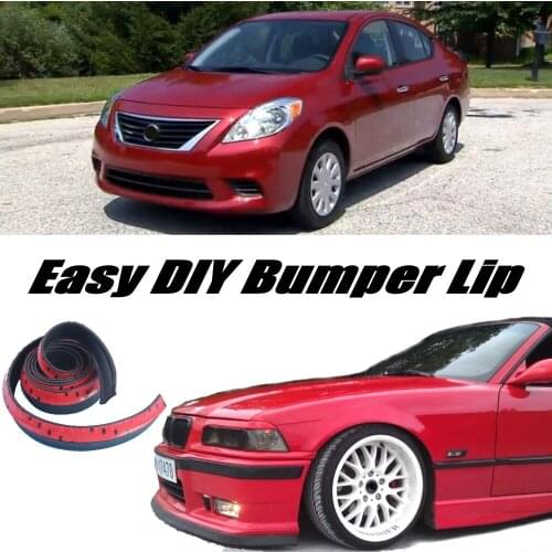 NOVOVISU Bumper Lip Deflector Lips For Nissan Sunny B14 B15 N16 N17 Front Spoiler Skirt For Tuning View / Body Kit Strip