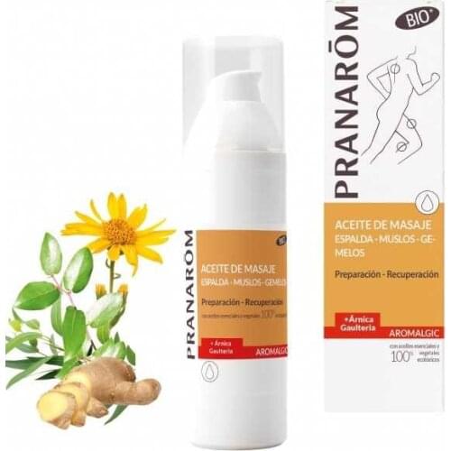 PRANAROM ACEITE DE MASAJE ESPALDA-MUSLOS-GEMELOS 100 ML