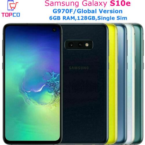 Samsung Galaxy S10e G970F Global Original LTE Android Mobile Phone Exynos 9820 Octa Core 5.8" 16MP&12MP 6GB RAM 128GB ROM NFC