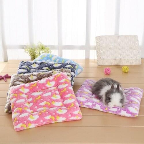 Small Animal Guinea Pig Hamster Bed House Winter Warm Squirrel Hedgehog rabbit Chinchilla Bed mat House Nest Hamster Accessories