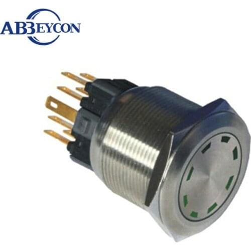 TY 2504F 25mm LED water proof push button switch momentary waterproof electric switch