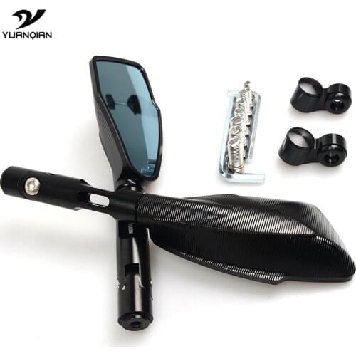 Universal Motorcycle Mirror Side Mirrors For Yamaha TDM 900 TDM900 XJR 400 T MAX TMAX 530 For Kawasaki z800 z750 ER6N ER6F Z900