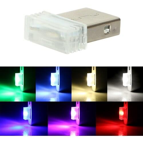 Ambient Lamp Mini USB Decorative Lamp Emergency Lighting Car LED Atmosphere Lights Auto Interior Lights Car-styling Universal
