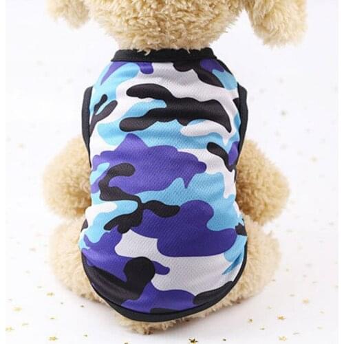 Pet Cat Dog Mesh Breathable Thin Camouflage Vest Outdoor Summer Cool Soft Vest Clothes for Small Mediumn Pet Dog Cats