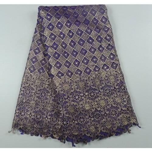 2020 Premium good quality bronzed cord guipure African lace fabric material for dress new mesh lace material for clothing 5yards