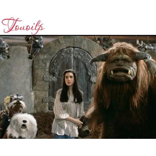 TOUOILP New Full Square&round Diamond 5D DIY Diamond Painting "Animal girl" Embroidery Cross Stitch Rhinestone Mosaic Picture