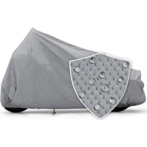 Motor Tarpaulin motorcycle tarpaulin 4 different sizes Quality Fabric 2021 Model Motorcycle Protective Cover Closed Open Full