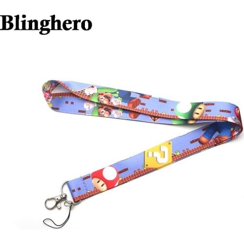 CA705 Game keychain Neck straps Lanyards for key ID Card Pass Gym Cellphone USB badge holder DIY Hanging Rope