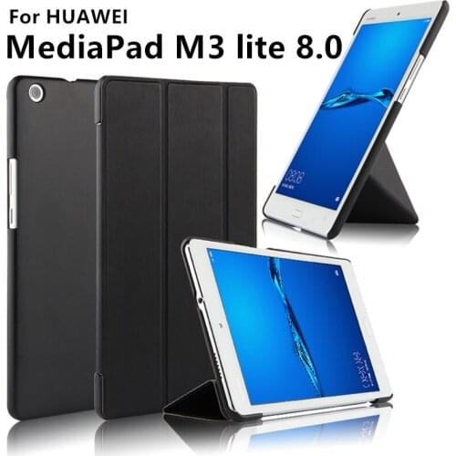 Case For Huawei MediaPad M3 lite Case Cover 8.0 inch M3 lite 8 Leather Protective Protector CPN-L09 CPN-W09 CPN-AL00 Tablet Case