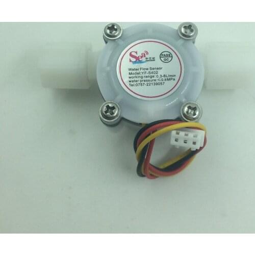 Water Flow Sensor Switch Meter Counter Indicator Hall Flowmeter 0.3-6L/min G1/4 Drinking machine Electrolysis Smart toilet