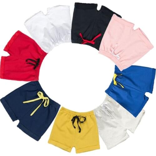 Childrens Shorts Cotton Summer Kids Shorts for Boys Beach Toddler Girls Child Beach Shorts Boy Girl Summer Clothes1-7 Years Old