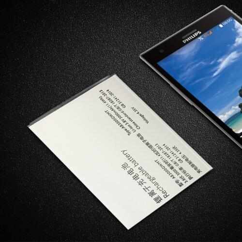 For Philips S616 Polymer Li-ion Battery 3000mAh AB3000GWMT Rechargeable Cell Phone Battery For Philips S616