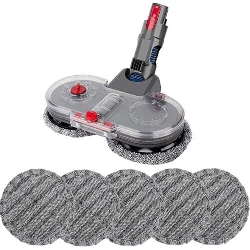 Electric Mopping Head And Cleaner Cleaning Cloth For Dyson V7 V8 V10 V11 Replaceable Parts With Water Tank Set