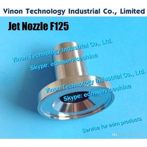 F125 edm Jet Nozzle Ø0.8mm A290-8102-Y755 Upper for Fanuc A,B,C,iA,iB,iC,iD A290.8102.Y755,A2908102Y755 edm Upper Ceramic Nozzle