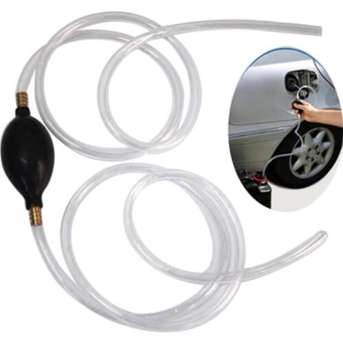 Hot sale 1Pc New Car Fuel Gas Pump Petrol Diesel Liquid Hand Pump Primer Bulb Water Oil Transfer Pump PVC Syphon 8mm Pipe