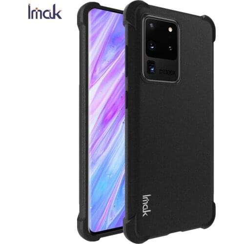 Imak for Samsung Galaxy S20 Ultra 5G TPU Case Airbag Shockproof Back Cover for Samsung Galaxy S20 Ultra Cover Soft Silicone