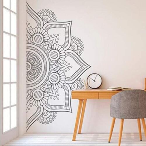 Creative personality mandala pattern carved artist living room decoration wall sticker room decor bohemian decor