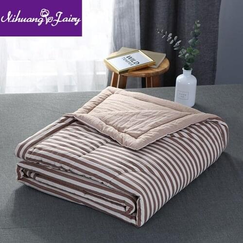 Japanese-style washed cotton summer thin quilt Summer cool quilt for single and double children