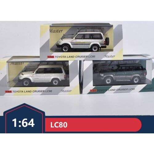 MASTER 1/64 Toyota Land Cruiser LC80 alloy simulation off-road vehicle car model decoration collection