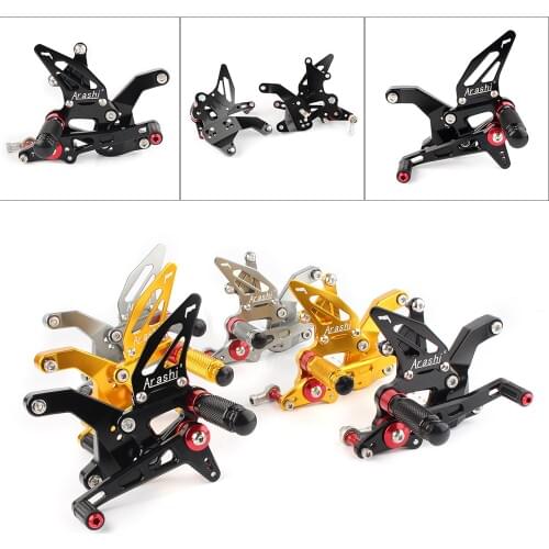 Rear Foot Pegs Pedals Footrest Adjustment For Kawasaki Z900 Z 900 2017 2018 Motorycycle Accessories