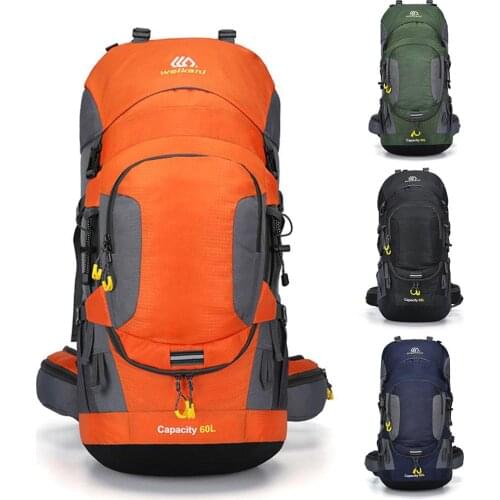 Outdoor Hiking Backpack Nylon Waterproof Lightweight Daypack With Rain Cover Travel Hunting Sport Bag For Camping Mountaineering
