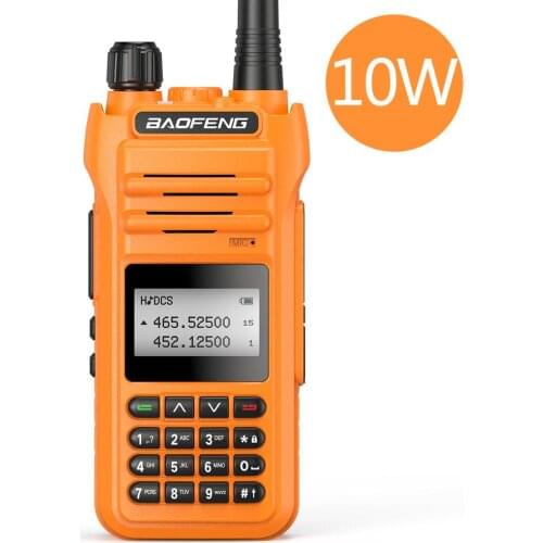 Baofeng UV88 Tri-power 10/5/1W Walkie Talkie Dual Band 10W Handheld High Power Long Range 8000mAh hunting Two way Radio