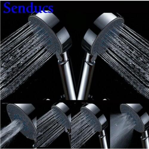 Free shipping high quality ABS bathroom hand shower with polished chrome hand shower for bathroom shower faucet accessories