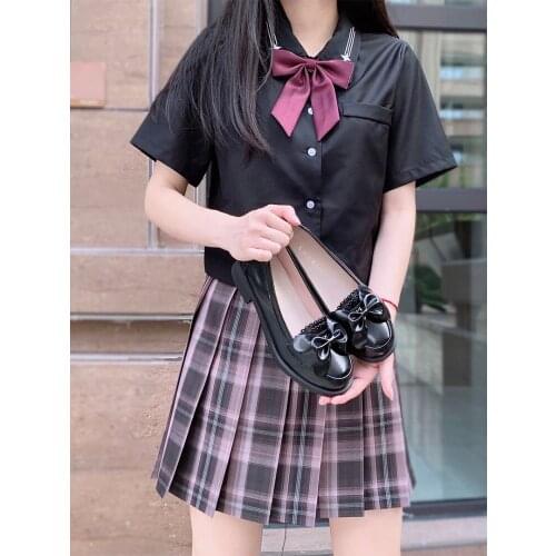 Student School Jk Uniform Shoes Feminine Girls Kawaii Tea Party Japanese Cute Anime Cosplay Lolita Shoe Woman Harujuku Bowknot