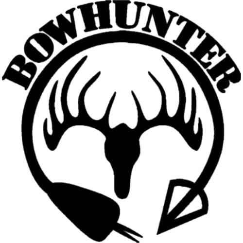 Bowhunter Fashion Decor Motorcycle Car-Styling Car Sticker Vinyl 15cm*15cm