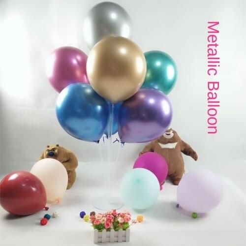 Golden Egg Balloon Christmas Dress up Balloon 12-Inch Metallic Rubber Balloons Thickened Balloon Wedding Party Decoration