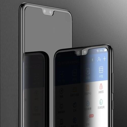 9H 2.5D Privacy Screen Protector For Huawei P20 Lite P20 Pro Anti Peeping Tempered Glass Anti Glare Protective Film Glass