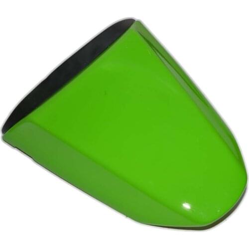 Green Motorcycle Rear Tail Pillion Passenger Hard Seat Cover Cowl Fairing Seat for Kawasaki Ninja ZX10R 2008 2009 2010